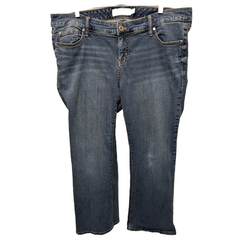 Torrid Mid Wash Blue Jeans - Classic Straight Fit Size 18XS